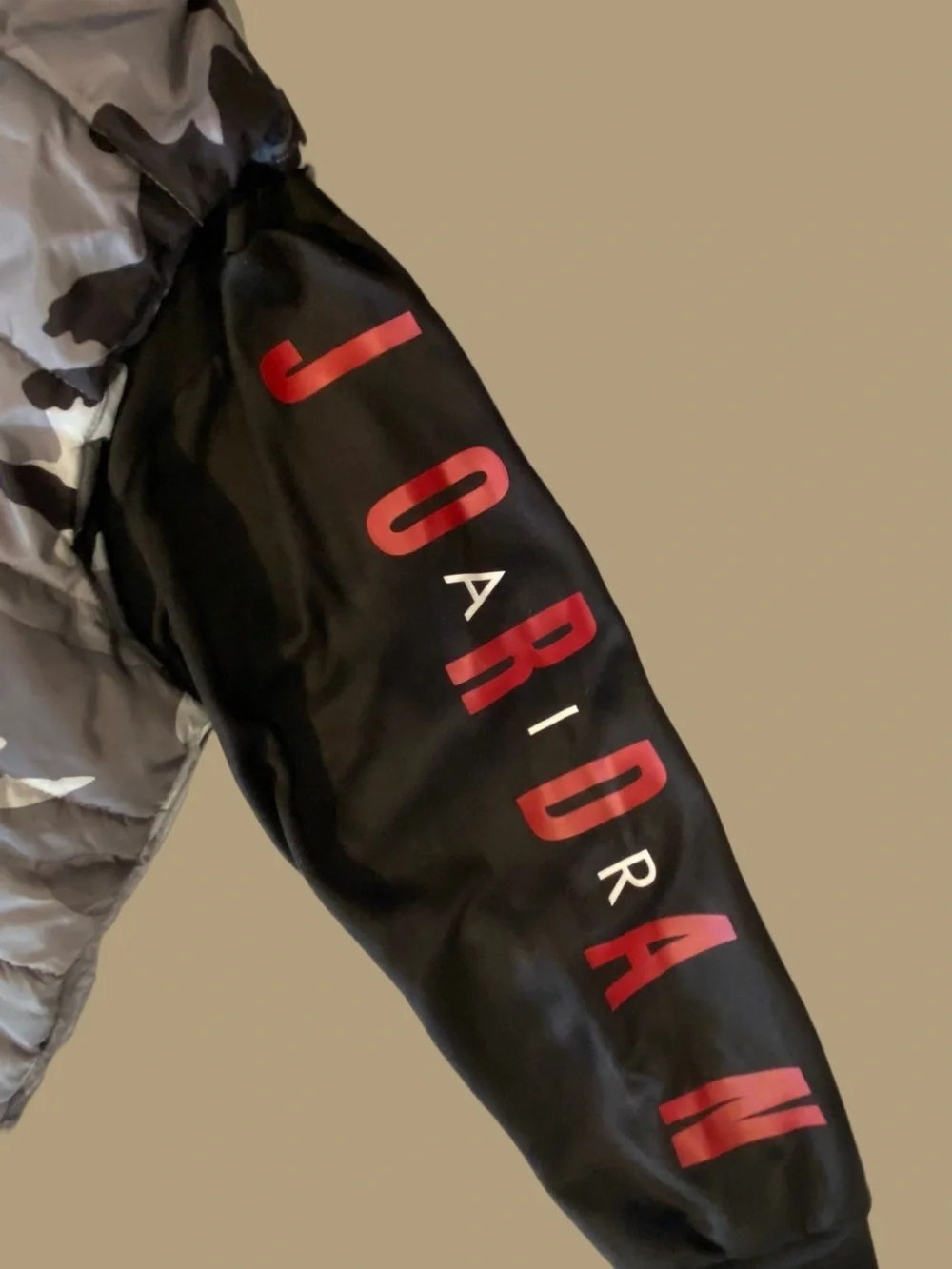 Jordan Kids' Camo Puffer Hoodie Jacket Coat Activewear Sporty Streetwear Skater